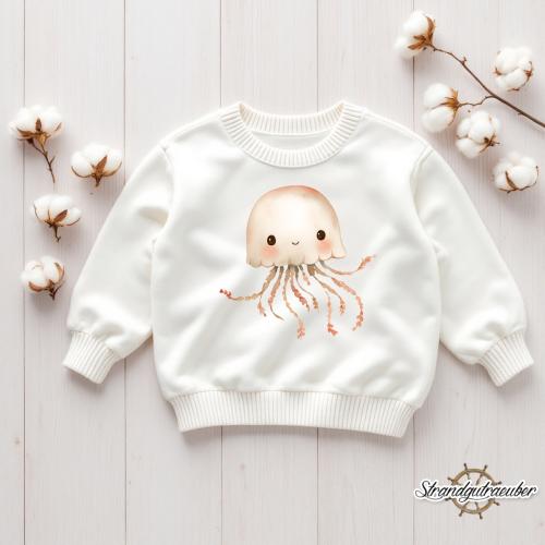 Buegelbild Boho-Qualle